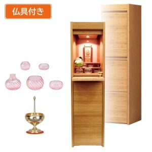 3点セット＋4点　金のがちょう　おむすびパネル+台本　あわてんぼう　素敵な帽子 創価学会仏壇仏具【本三方 （収納経机型）】赤澤朝陽