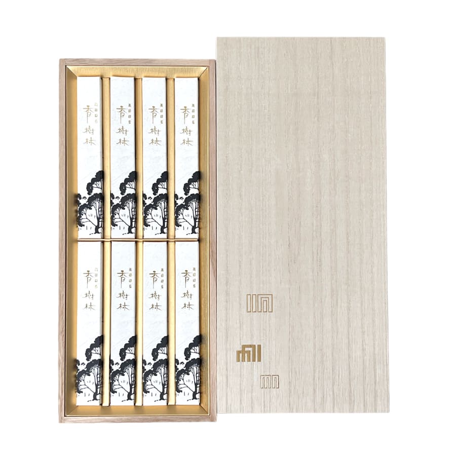 玉初堂 香樹林 短寸8箱入 お線香 贈答 白檀 人気 ギフト - 木谷仏壇